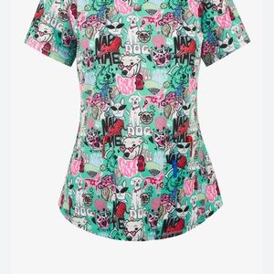 Colorful Graphic Print Top